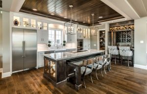 Model home interior kitchen