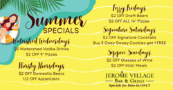 Summer Specials