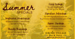 Summer Specials